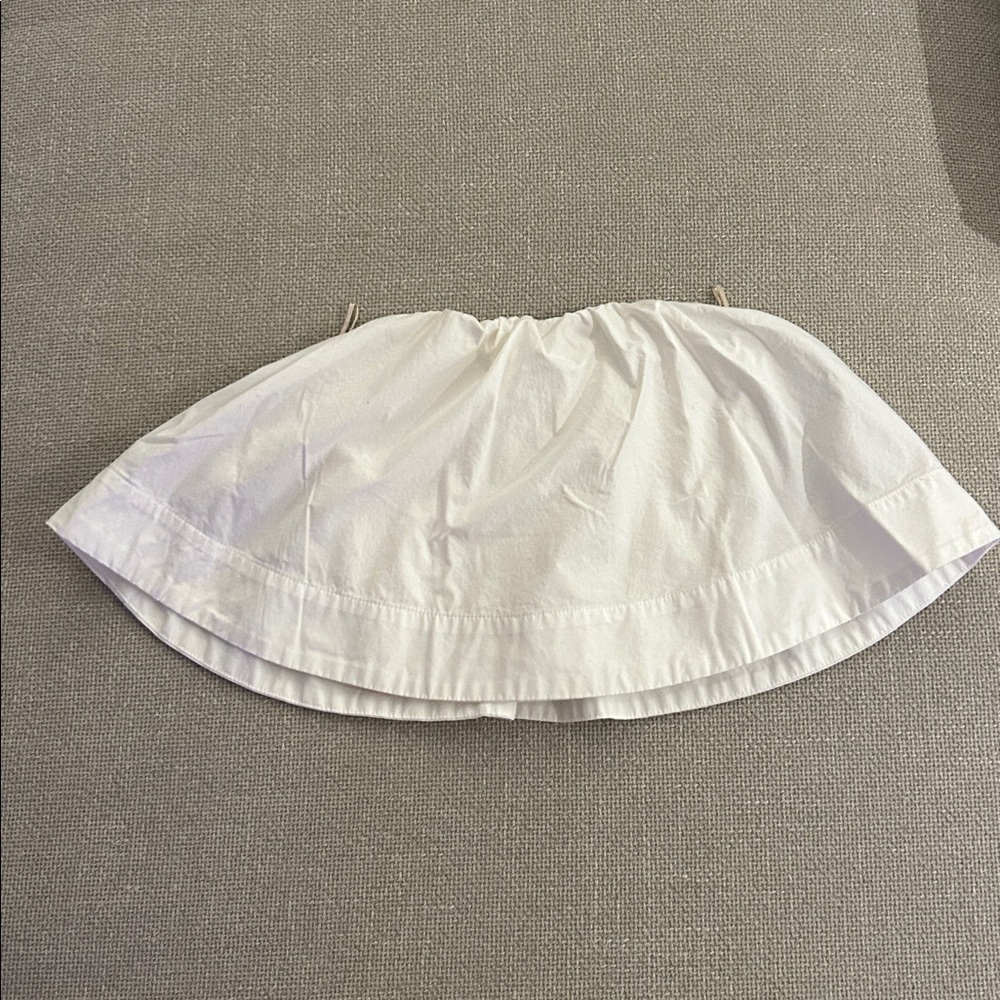 Aritzia Cropped Linen Strapless Top